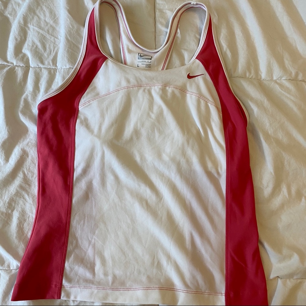 Raspberry Nike Top Shelf Bra size large